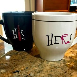 His and Her Mugs - Wedding, Anniversary, Bachelor